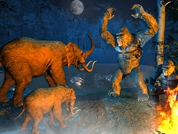 Giant Bigfoot Gorilla Rampage