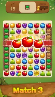 fruits magic : match 3 puzzle iphone screenshot 1