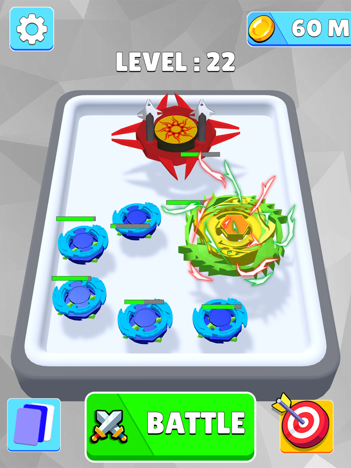 Merge Battle Spinner Simulator