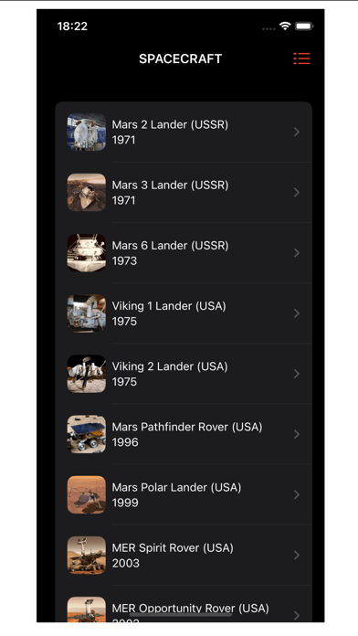 Mars Info Screenshot