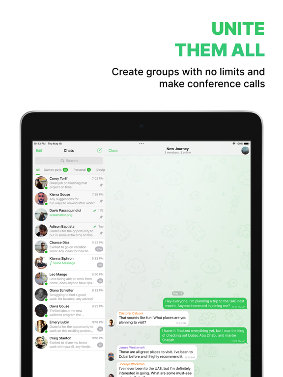 Screenshot #5 pour Yubee Messenger