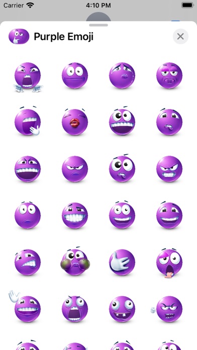 Purple Emoji Screenshot