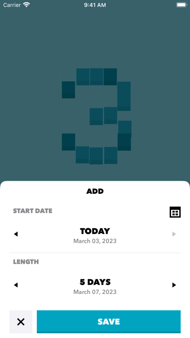 Cube Period Tracker Screenshot