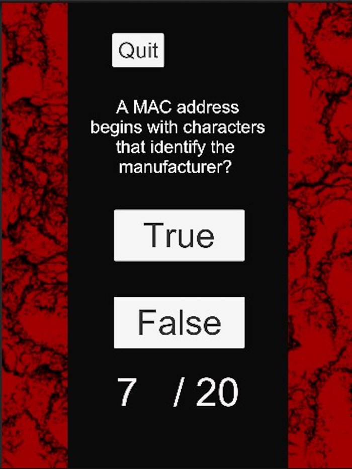 Network Quiz - 50 Questions