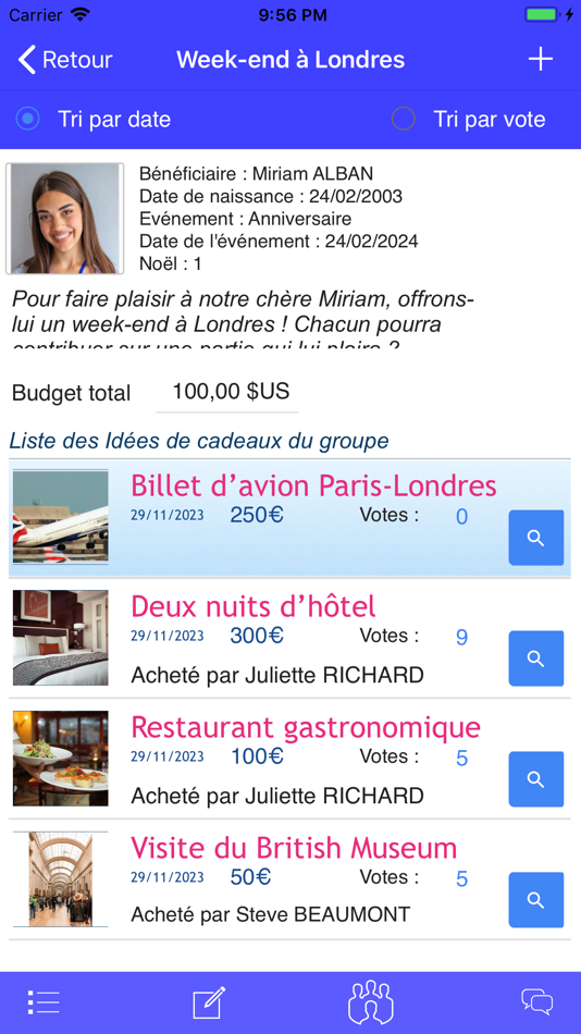 #8. Mémo Cadeaux (iOS) Podle: ITPLUS Conseil