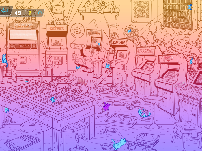 An Arcade Full Of Cats