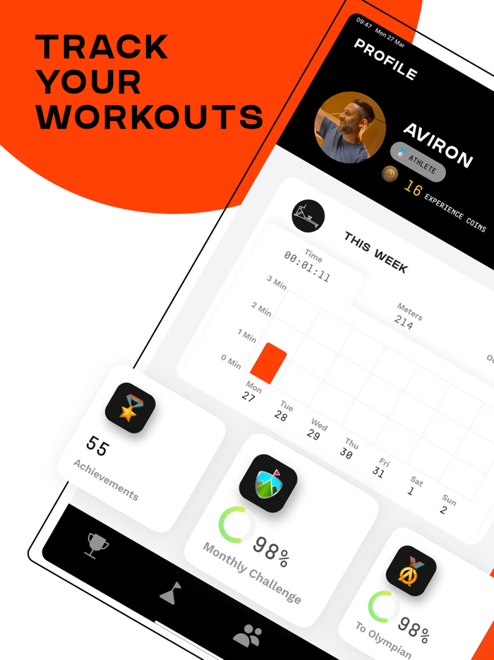 Aviron Rower Companion app