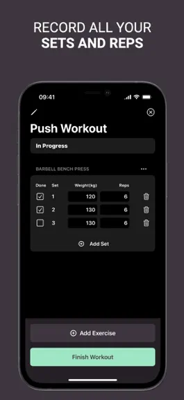 Game screenshot Set & Rep Counter Workout Log apk