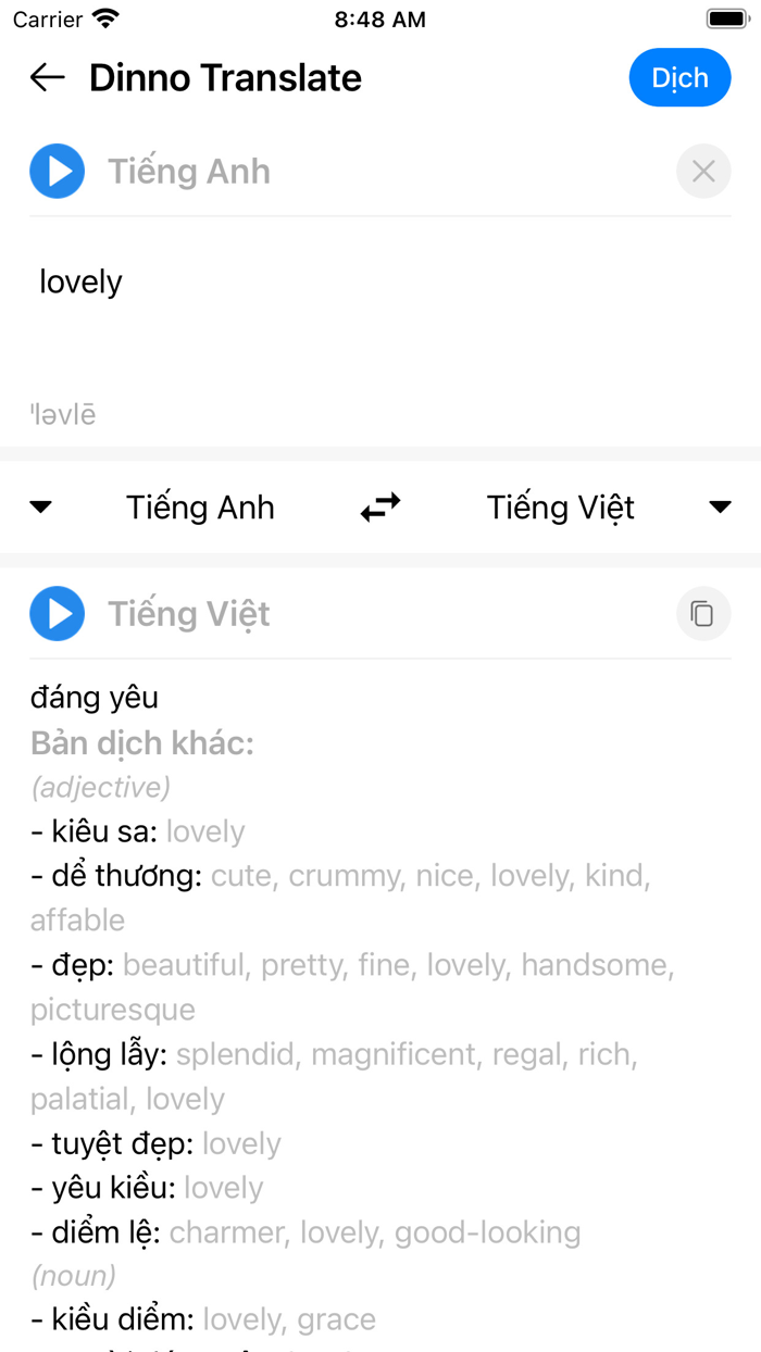 Học tiếng Anh cng Dino