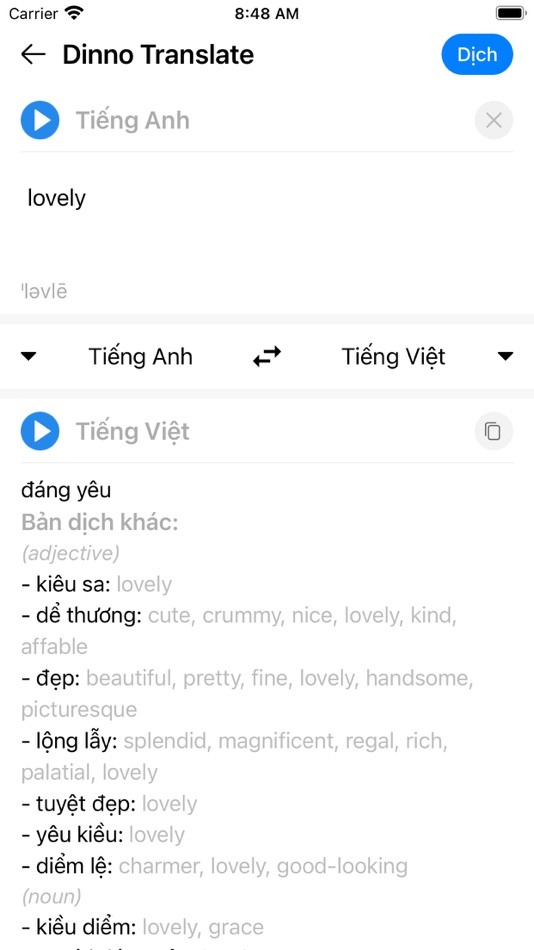 #6. Học tiếng Anh cùng Dino (iOS) Podle: Son Ngo Dinh