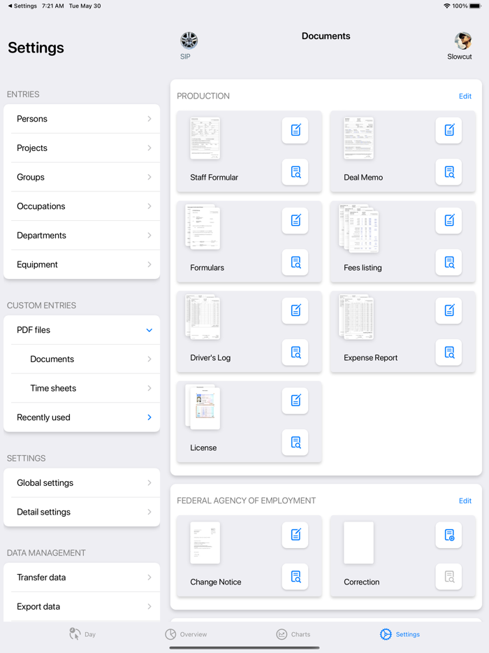 Dreharbeit - Überstunden