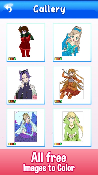 Anime Manga Paint by Number Screenshot