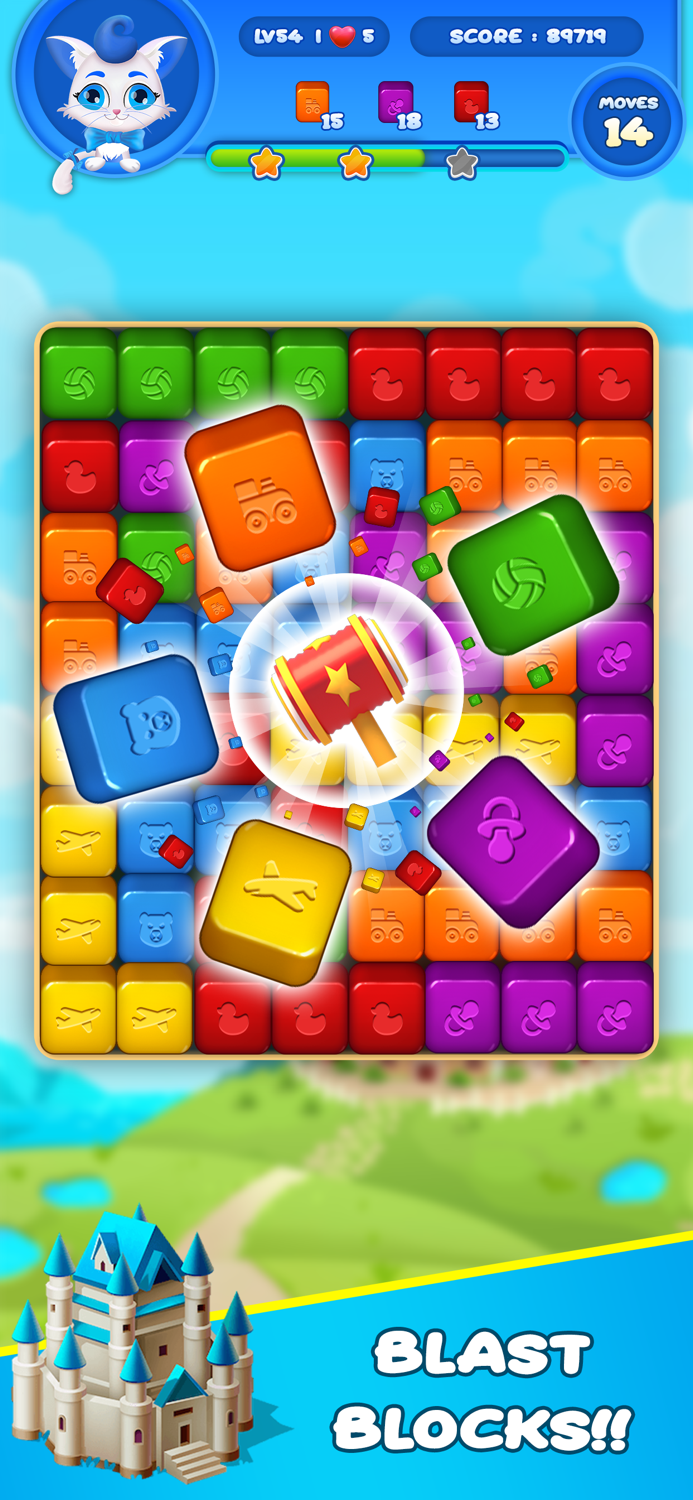 Pop Cubes  Match 2 and Blast