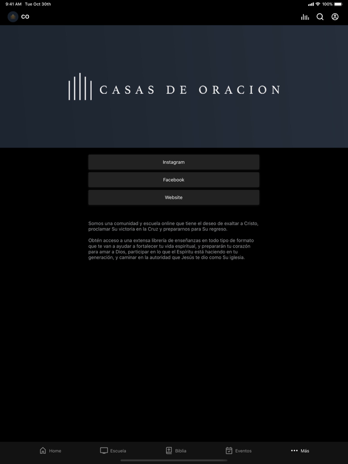 Casas de Oracion