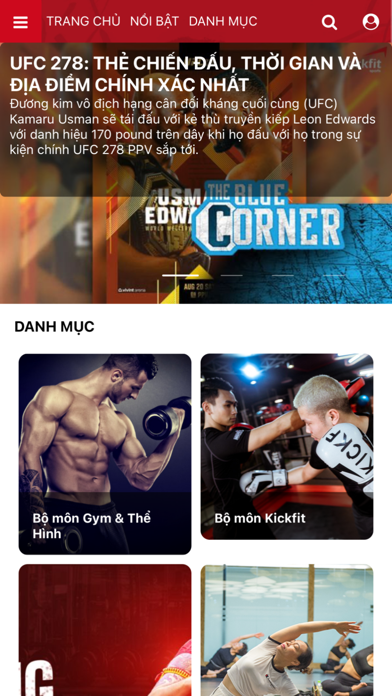 Kickfit Sports Screenshot