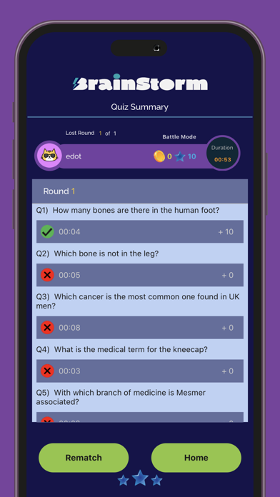 BrainStorm: Trivia Screenshot