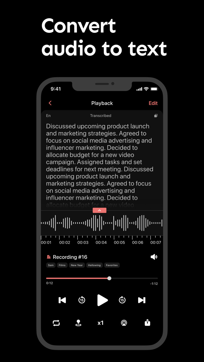 Voice Memos AI Audio Recorder