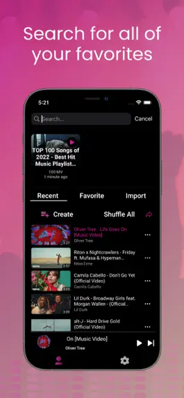 Game screenshot Music Player ‣ Audio Player mod apk