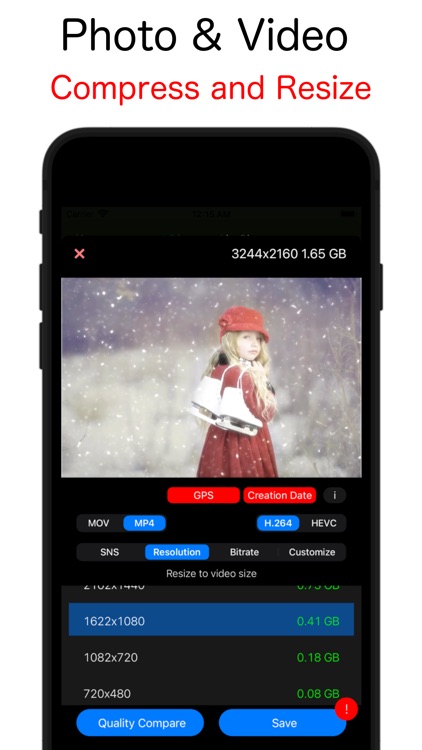 JPEG-MP4 Compressor for Videos