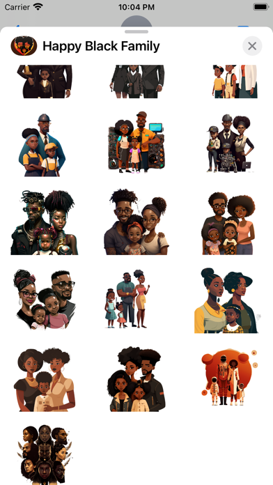 Happy Black Family Screenshot