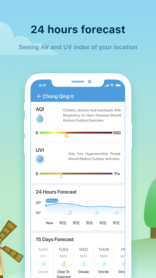 #2. Daily Weather-Planing your day (iOS) 由: HONG KONG YOULOFT TECHNOLOGY LIMITED