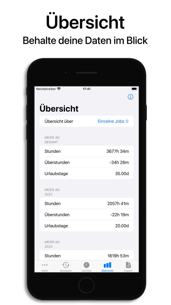 myTime - Zeiterfassung