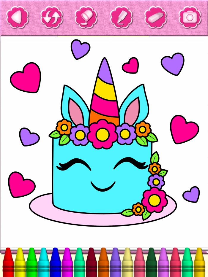 Pony Unicorn Coloring Book