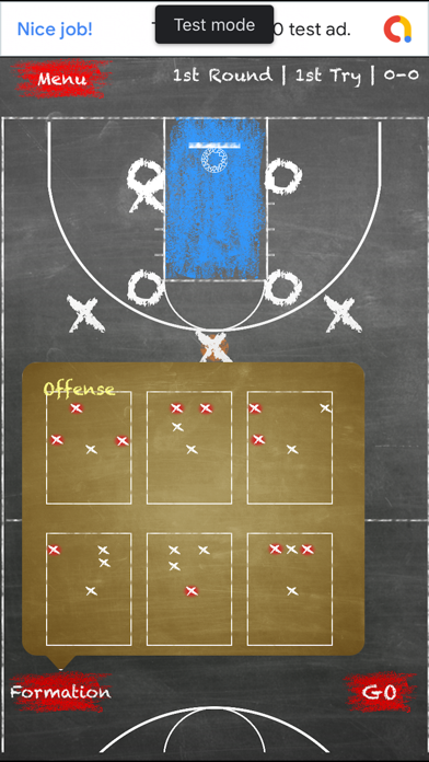 X's and O's Basketball Screenshot
