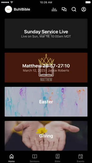 Buhl Bible Church screenshot 1