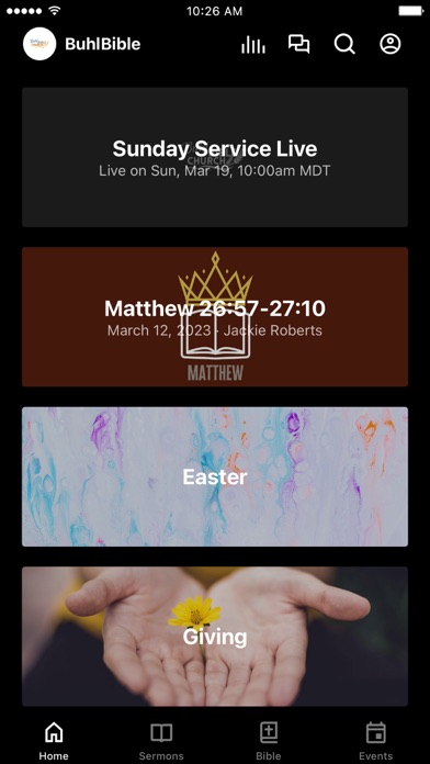Buhl Bible Church Screenshot