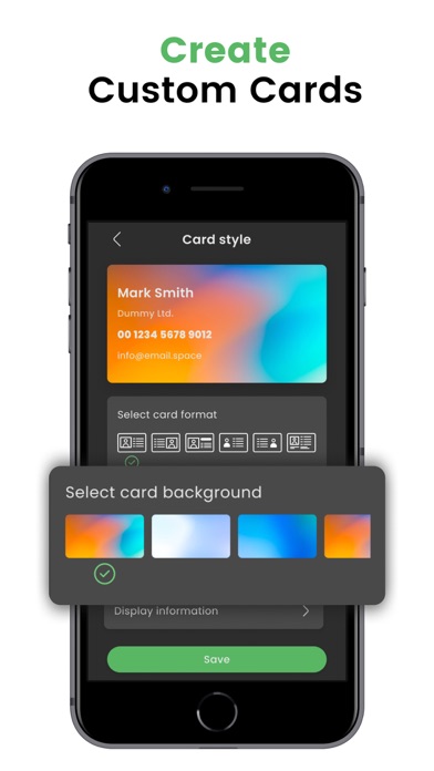 Business Card Reader & Maker Screenshot