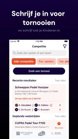 Game screenshot Tennis & Padel Vlaanderen hack
