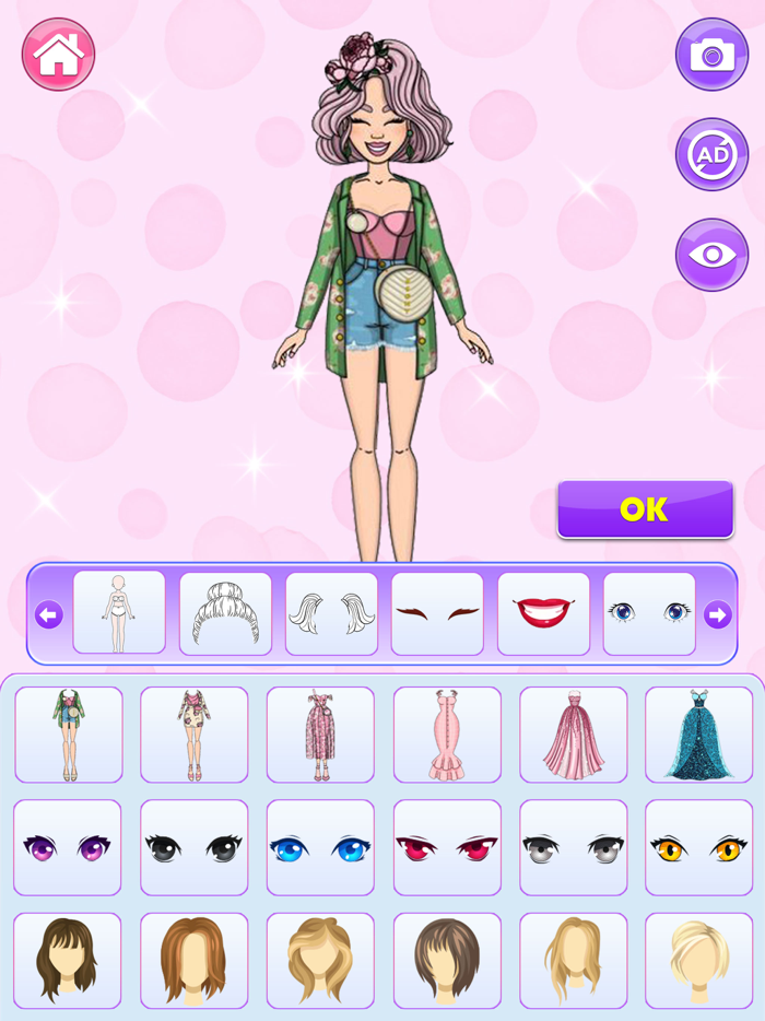 Chibi Dolls Dress Up and Makeup