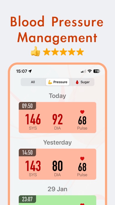 Screenshot #5 for KeepBP - Blood Pressure App
