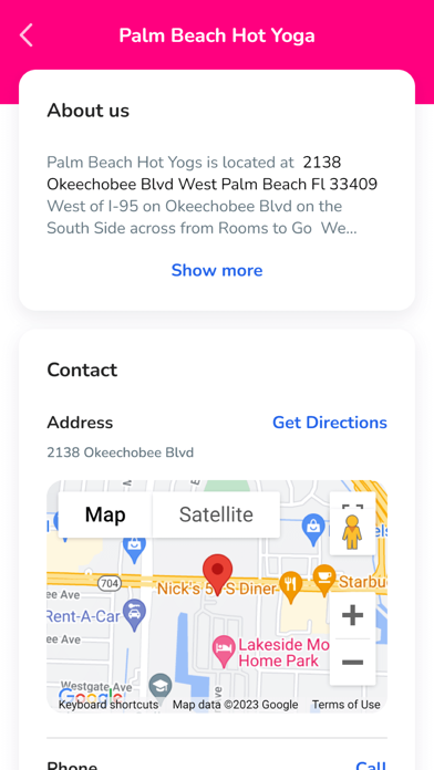 Palm Beach Hot Yoga Screenshot