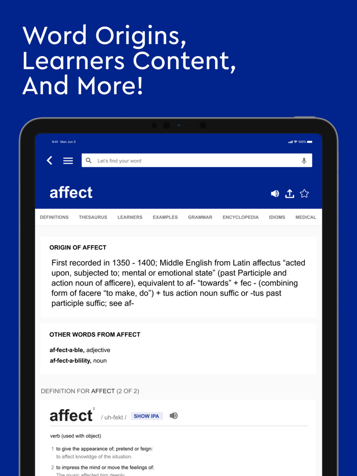 Dictionary.com English Words