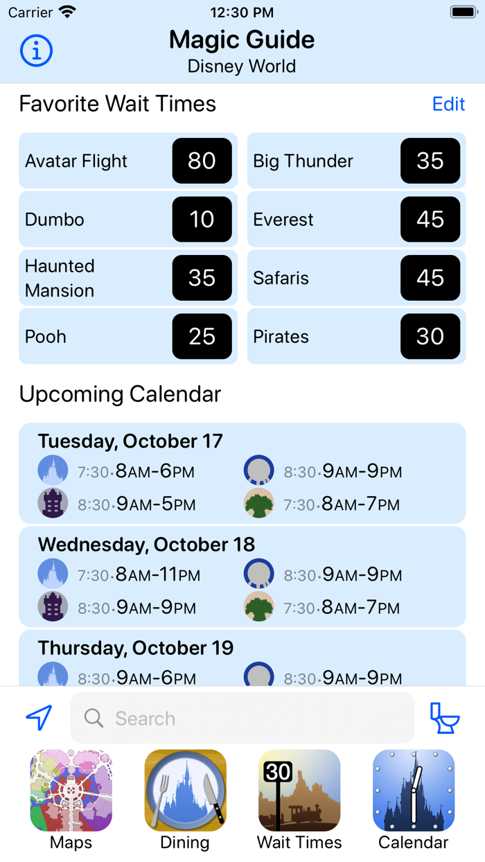 Magic Guide for Disney World