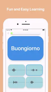 italian language for beginners iphone screenshot 2