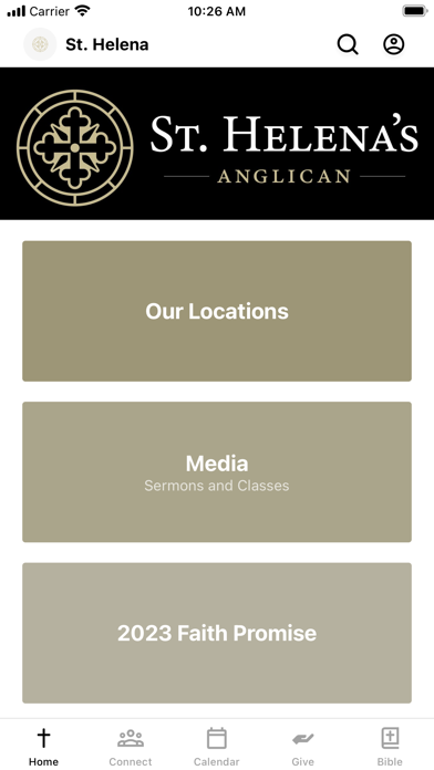 St. Helena's Anglican Church Screenshot