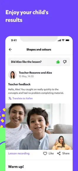 Game screenshot NOVAKID English school apk