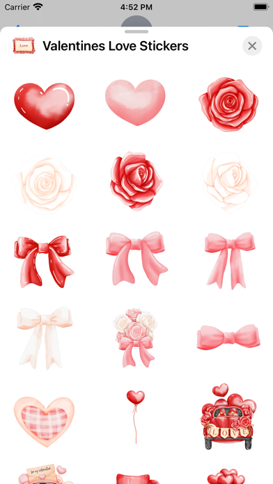 Love Stickers for Valentine's Screenshot