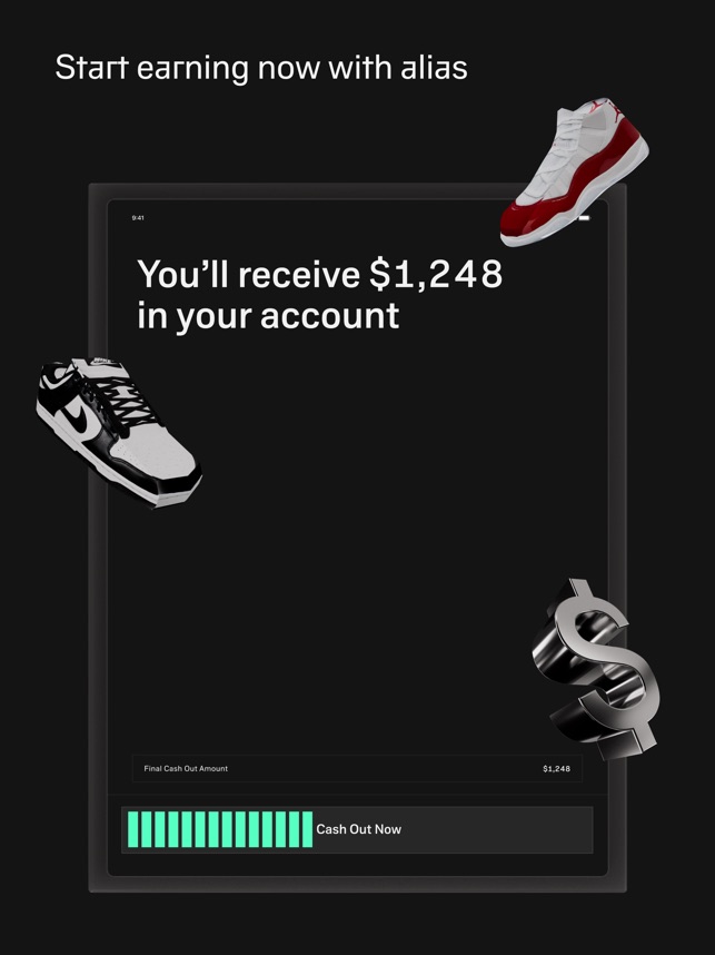 alias: sell sneakers + apparel on the App Store