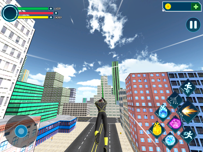 Amazing Flying Rope Hero 3D