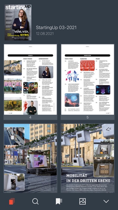 StartingUp Magazin Screenshot