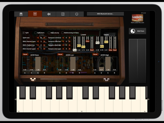 Torero Organ iPad app afbeelding 2