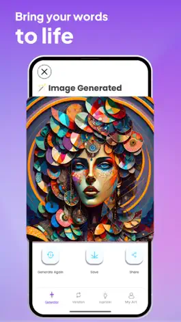 Game screenshot DeeplyAI: Text to Image Ai Art apk