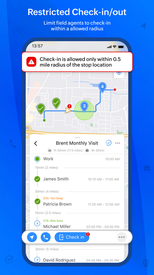 #4. RouteIQ for Zoho CRM (iOS) By: Zoho Corporation