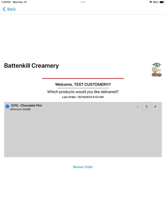 App screenshot