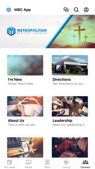 Metropolitan Baptist App Screenshot