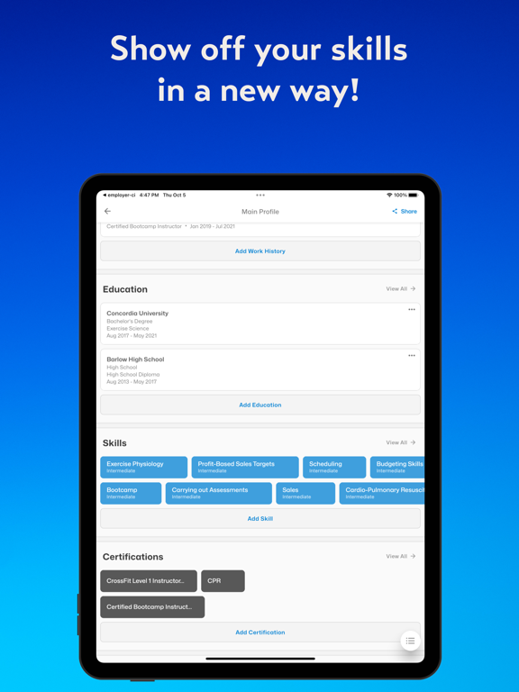 Cnected iPad screenshot 4 - Business app